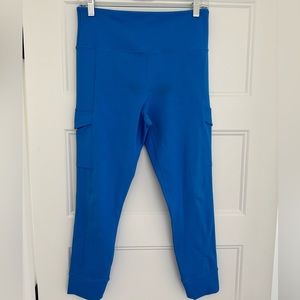 Zyia Baltic Blue Cargo Pocket Light n Tight 7/8 24”